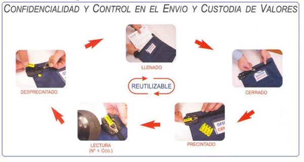 precinto seguridad valijas bag seal 55